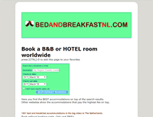 Tablet Screenshot of bedandbreakfastnl.com
